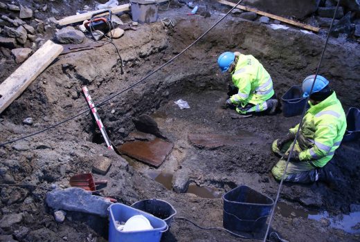Domkirkeplassen i Bergen og et lite mysterium