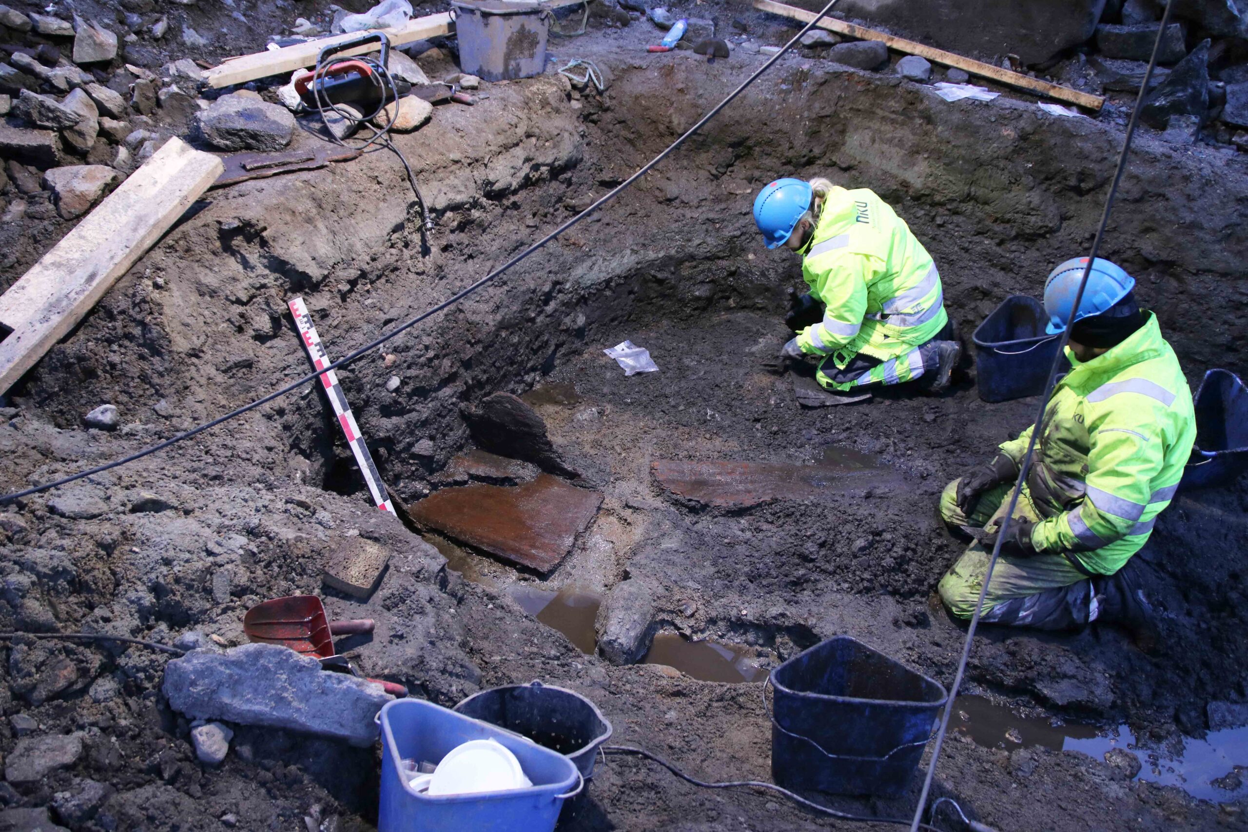 Domkirkeplassen i Bergen og et lite mysterium