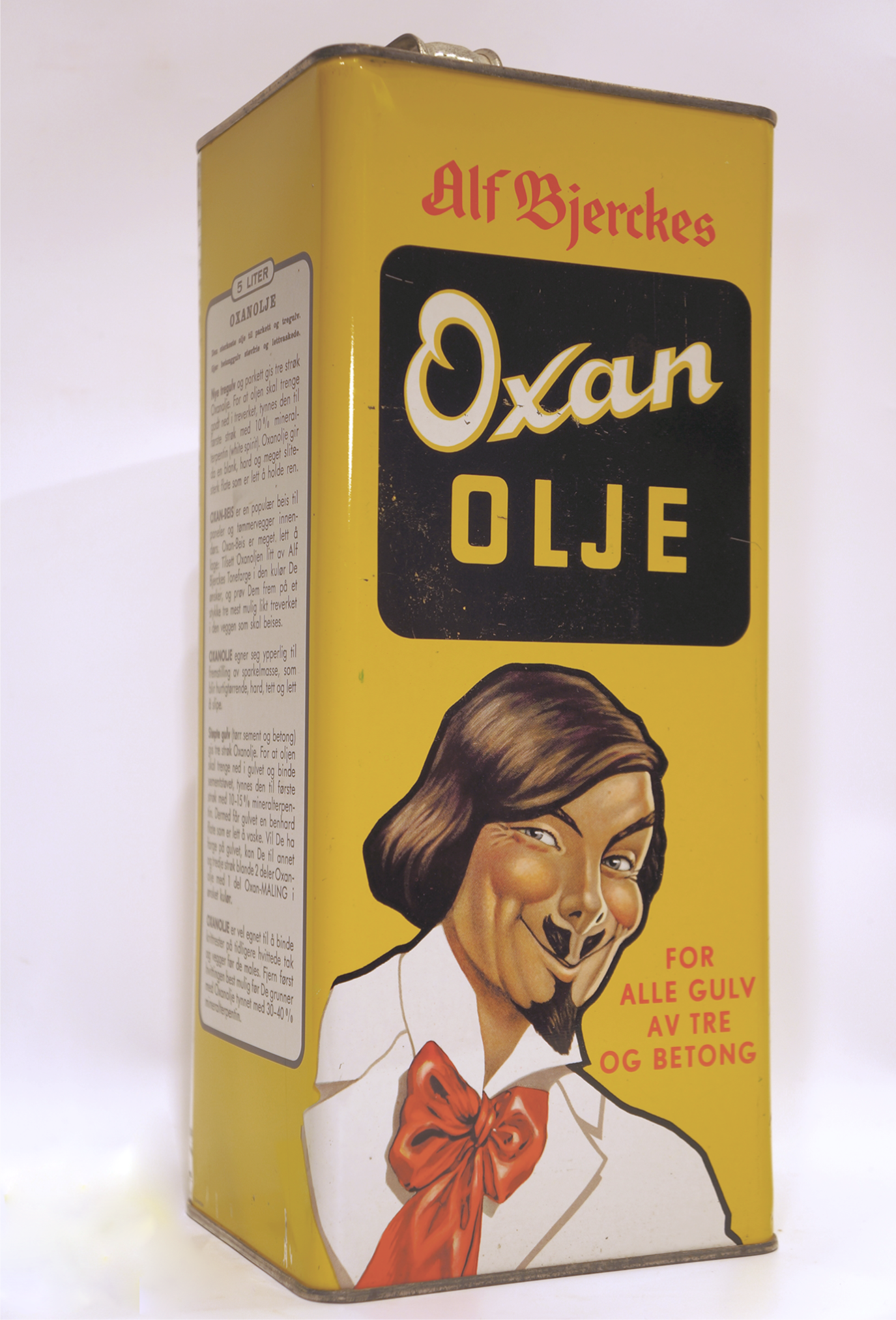 Fig.5: Oxanolje. Based on tung oil, also called China wood oil. Photo: Jotun Museum.