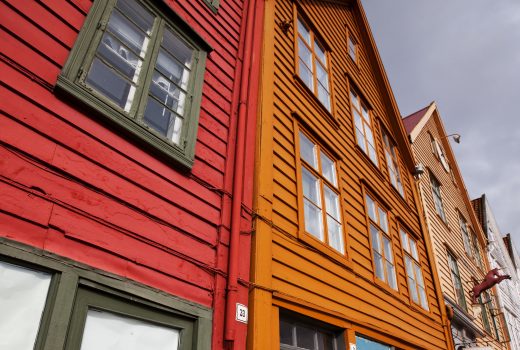 Bryggen i Bergen ble oppført på UNESCOs verdensarvliste i 1979