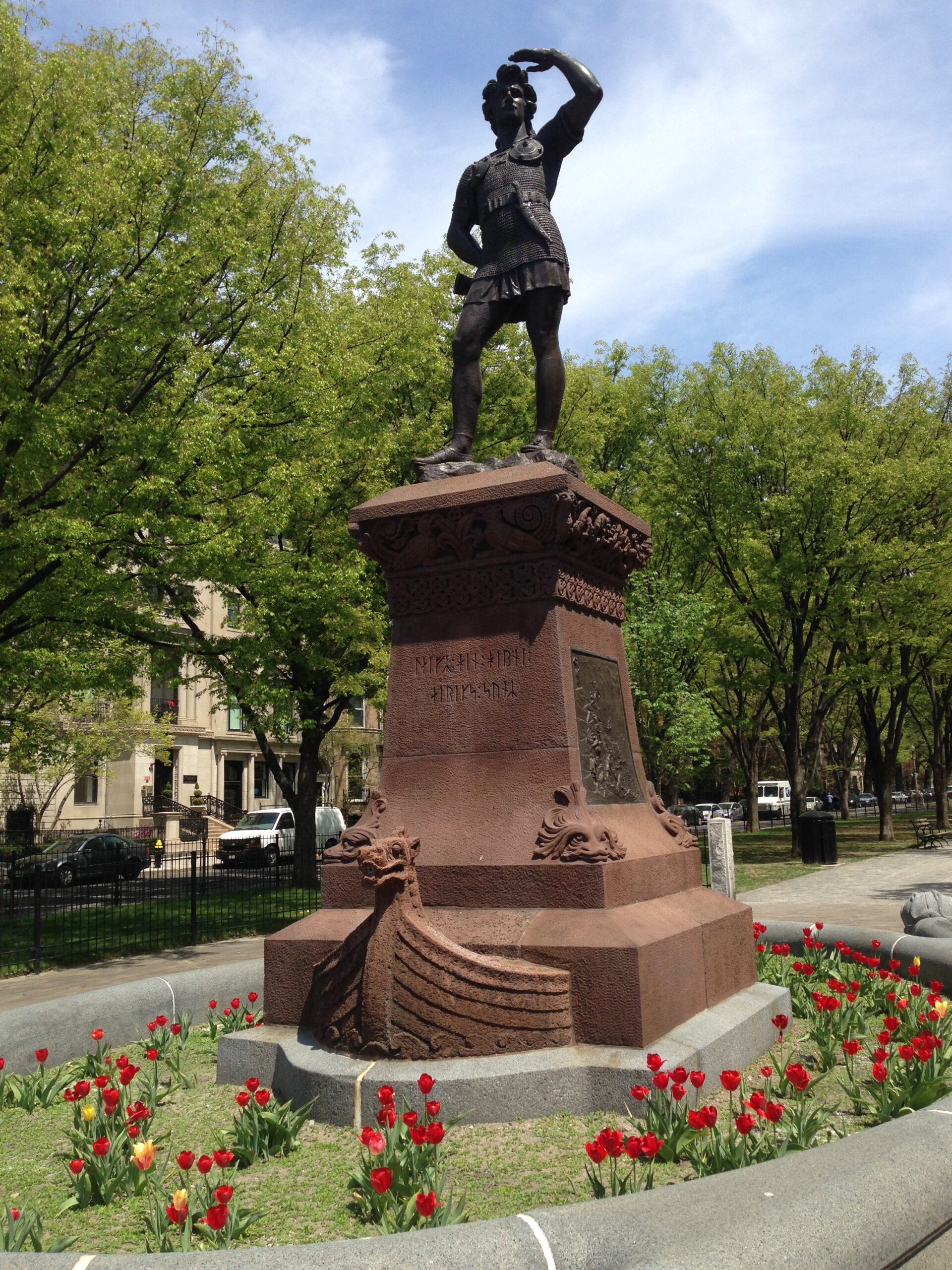 Leif Erikson monument in Boston