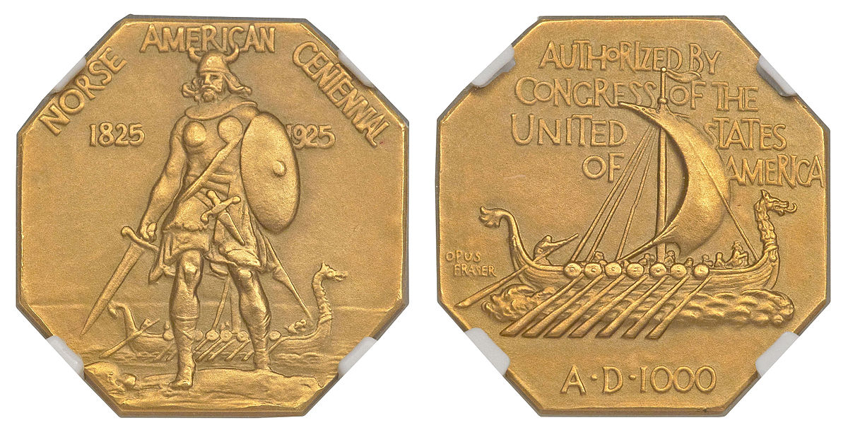 The Norse-American Centennial 1925 medal.