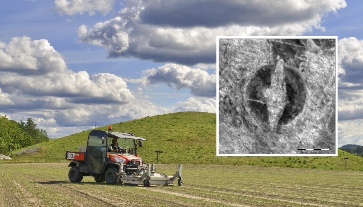 NIKUS geoarada har avdekket fem langhus, minst 8 gravhauger, og en skipsgrav.