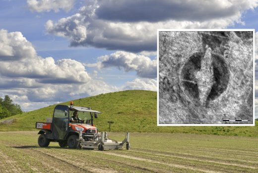 NIKUS geoarada har avdekket fem langhus, minst 8 gravhauger, og en skipsgrav.