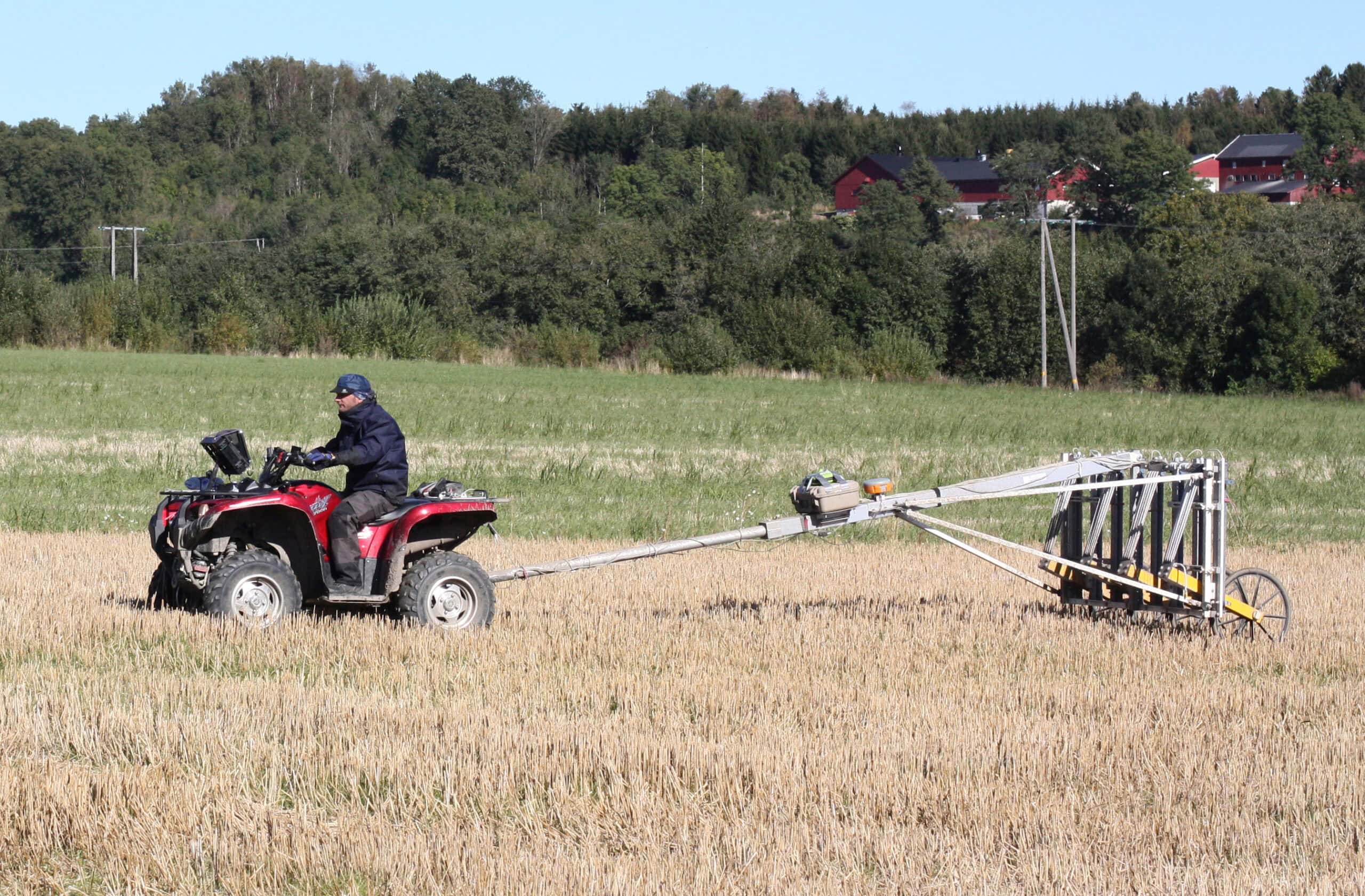 Magnetometer i bruk ved Oseberg.