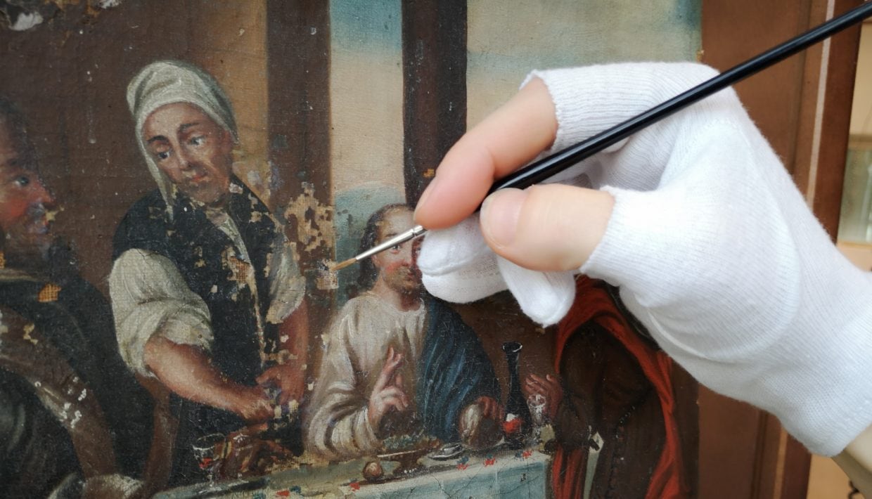NIKU konserverer malerier fra middelalder til moderne i alle størrelser, samt tilstandsvurdering av kunstsamlinger