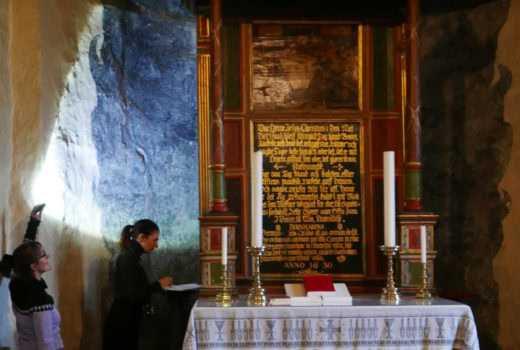 Skyggemaleri i Hobøl kirke