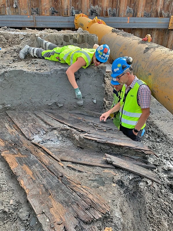 NIKU gjennomfører nå utgravning av et stort område som før år 1624 var del av Oslo havn.