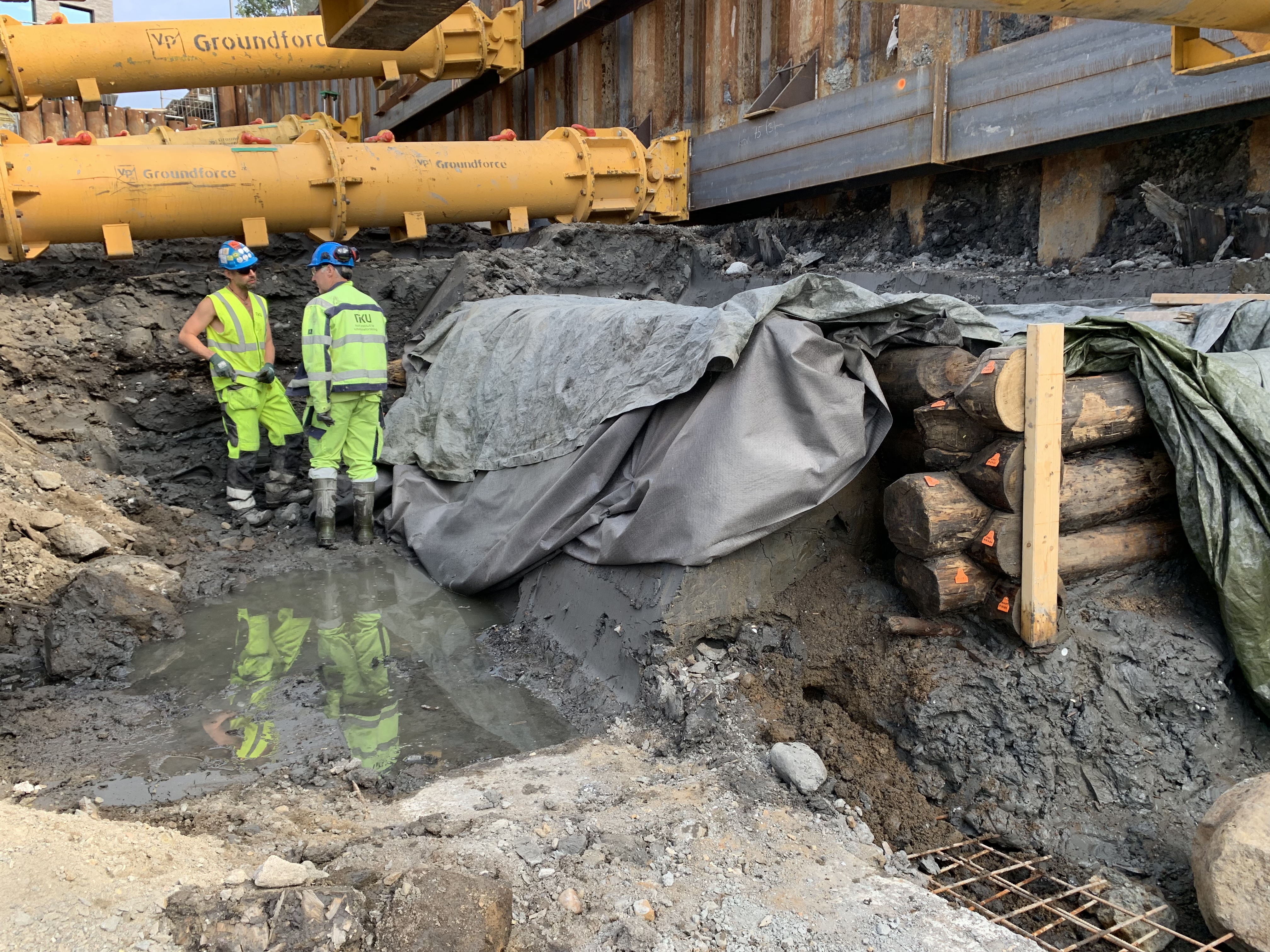 Krevende utgravning i Oslos middelalderhavn