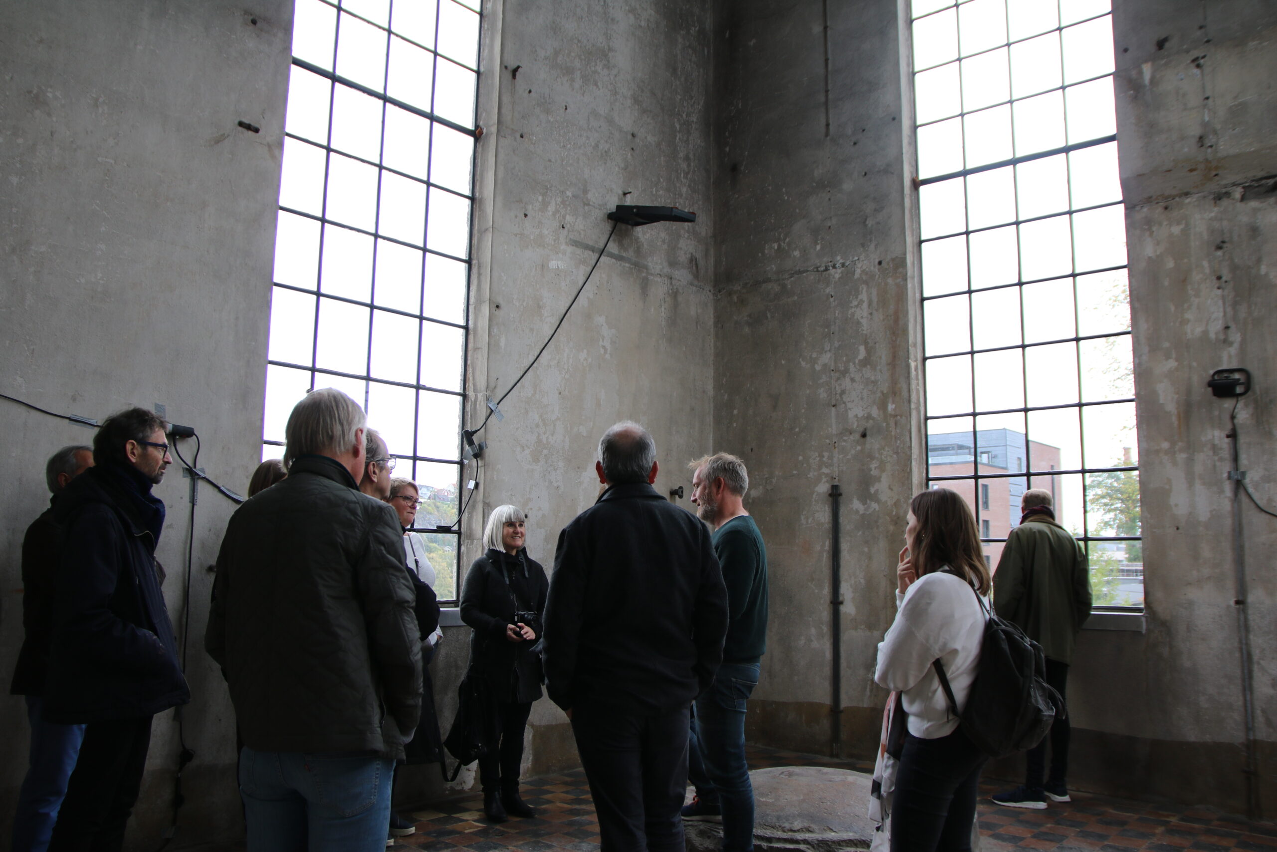Ekspertgruppa i ADAPT-prosjektet i tårnsalen i Spriten, Skien.