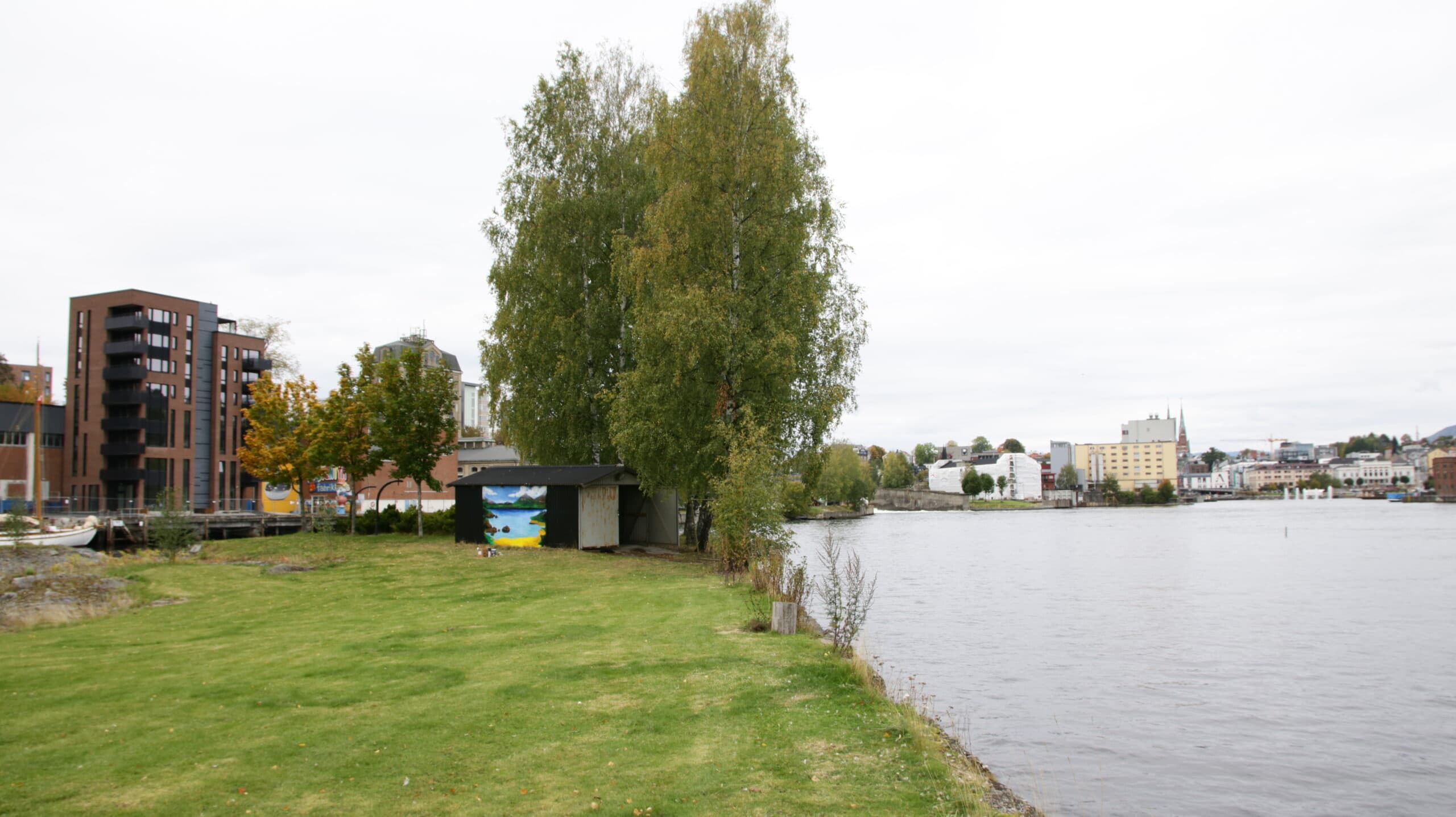 Klosterøya og Skienselva