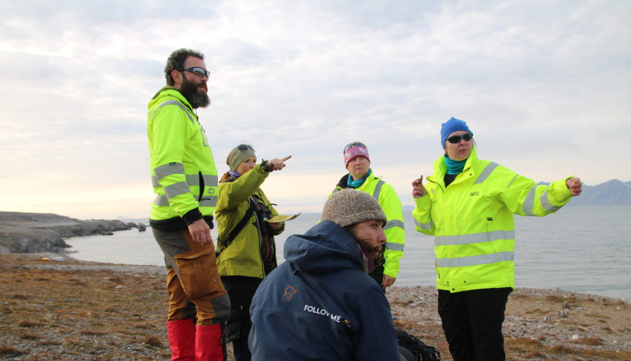 The CULTCOAST-team in Svalbard