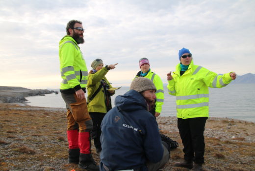The CULTCOAST-team in Svalbard