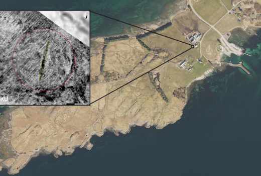 Edøy og lokasjon for Edyskipet