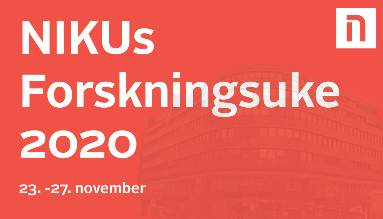 Plakat fra NIKUs forskningsuke 2020