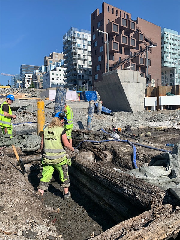 NIKU gjør undersøkelser før trikkeskinnene kommer på plass og overvåker i tillegg store deler av byggeaktiviteten på området.