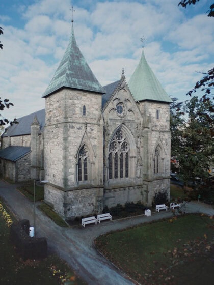 Stavanger domkirke. Foto Terje Tveit, AM UiS