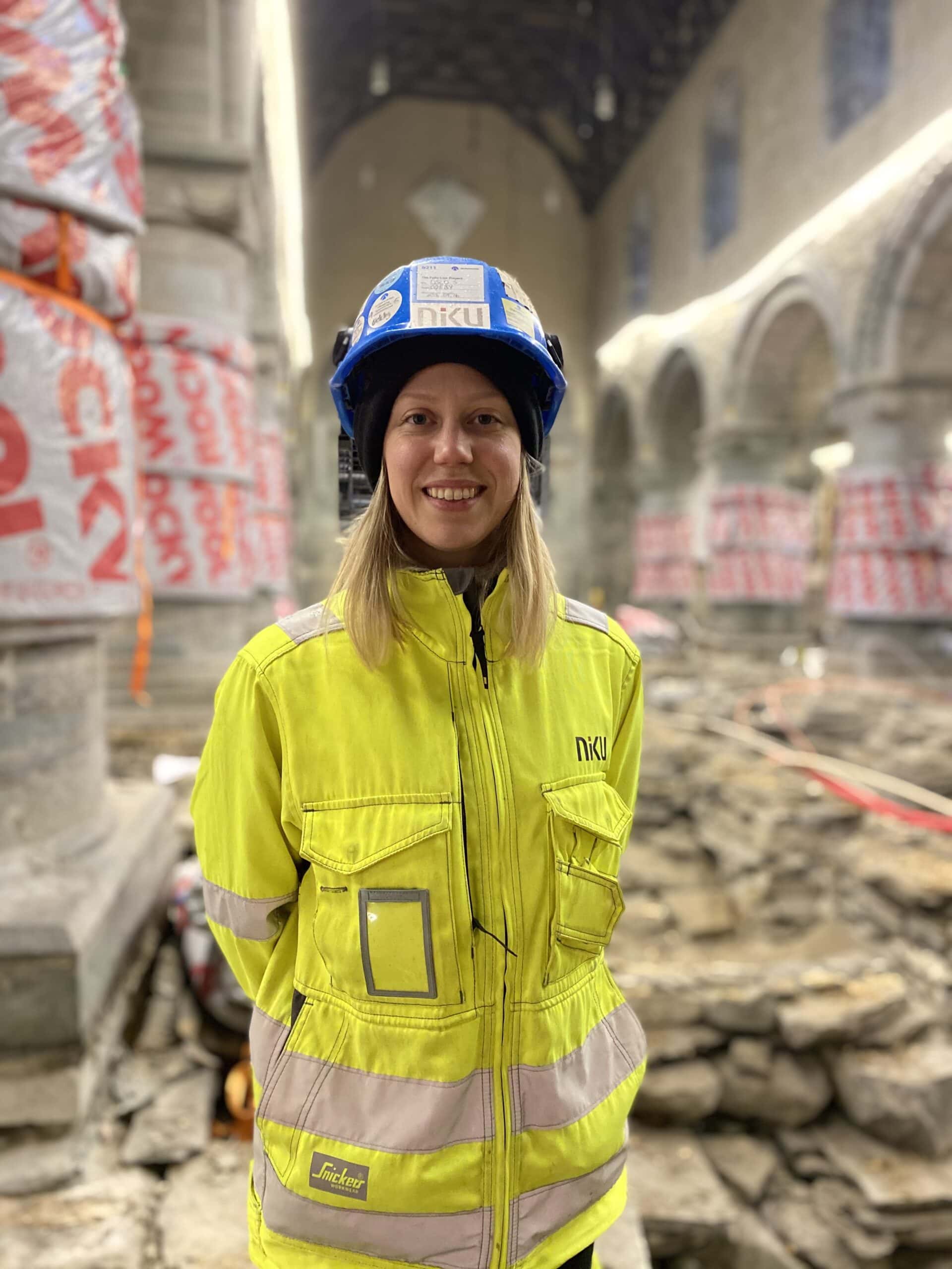 Kristine Ødeby i Stavanger domkirke. Foto Kjartan Hauglid.