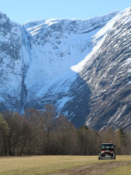 Motorisert georadarsystem i Romsdalen.
